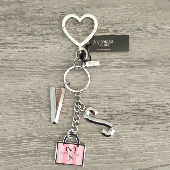 Victoria's Secret Accessories - Victoria's Secret Keychain with Shopping Bag Charm